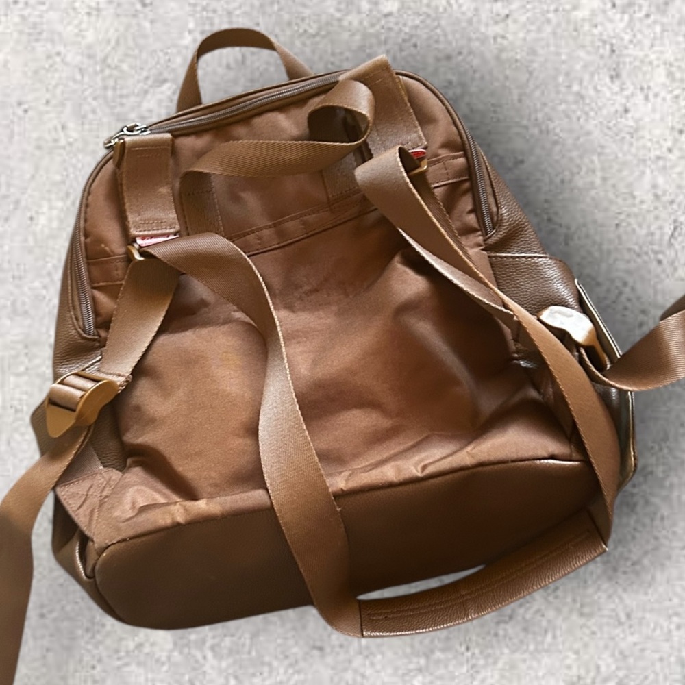 Babymel Robyn Convertible Baby Changing Backpack Tan - Picture 2 of 16